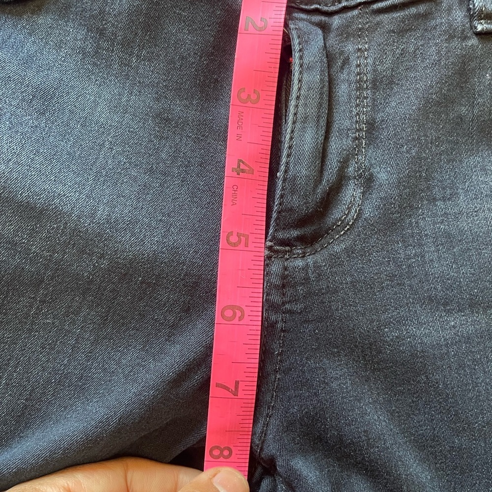 PAIGE Women's Black Jeggings - Picture 6 of 8